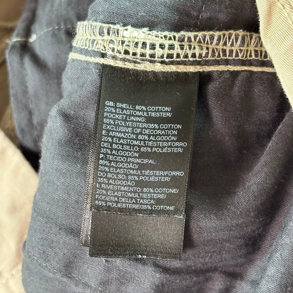 The North Face Chino Pants Mens 34 Khaki Tan Stretch Straight Leg‎ Hiking Casual